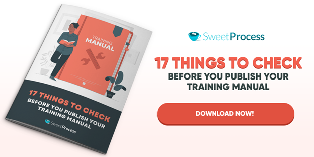 Get the 17 Things to Check Before You Publish Your Training Manual!