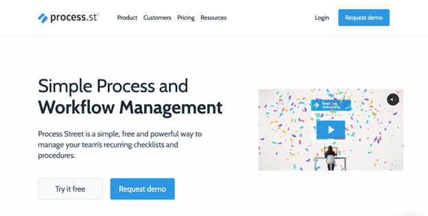 Process Street is the simplest tool to manage your recurring workflows