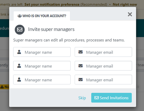 add a super manager who has access to the entire account