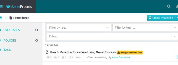 How to Use SweetProcess