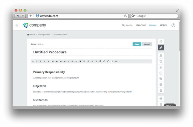 Waywedo dashboard