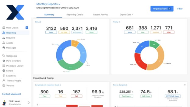 MaintainX reports