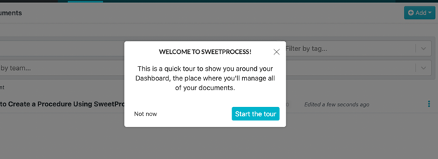 welcome to sweetprocess