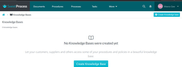 create knowledge base