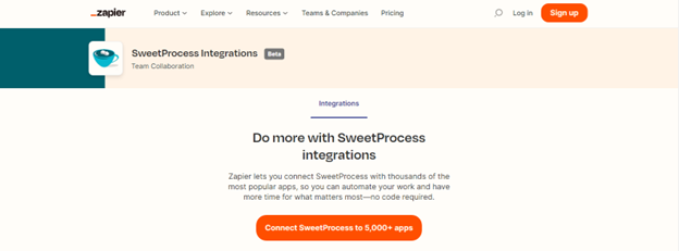 sweetprocess integrations