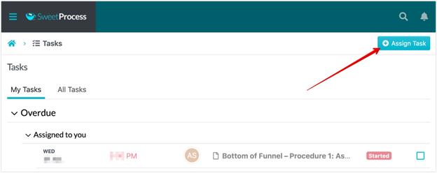 sweetprocess tasks