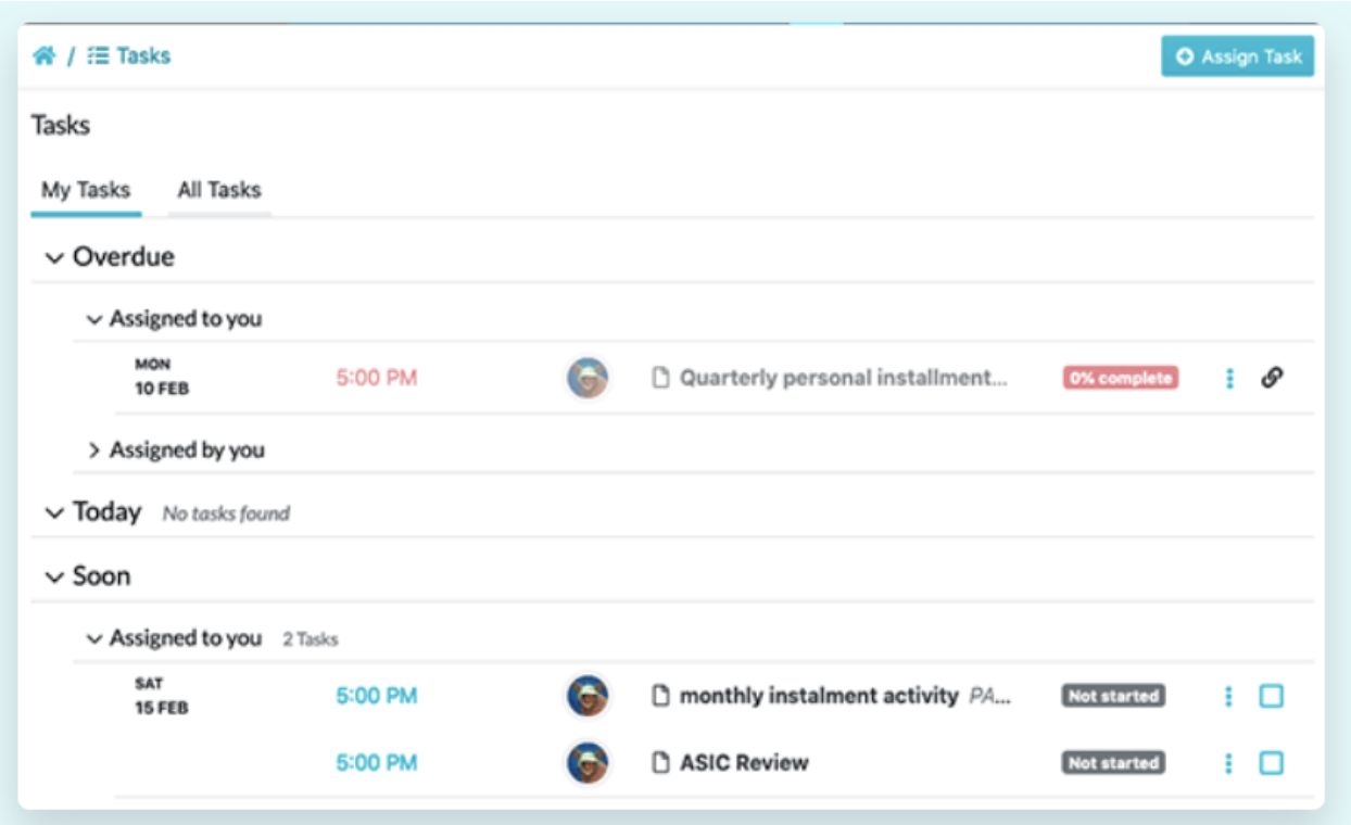 sweetprocess tasks