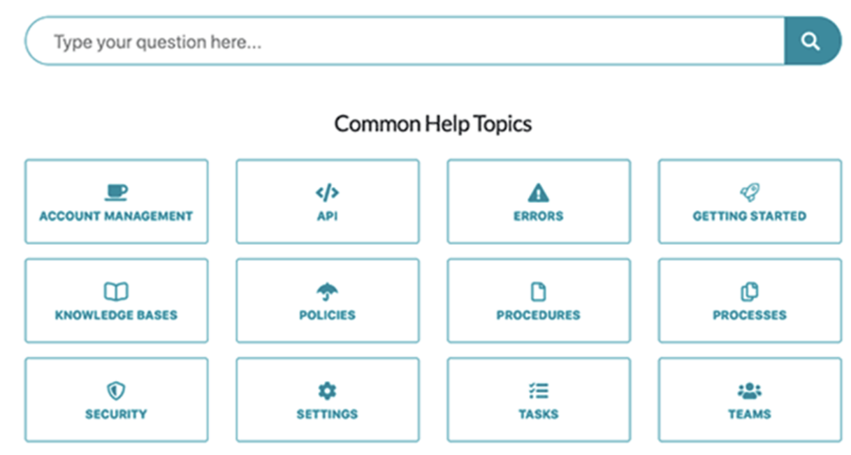 common help topics