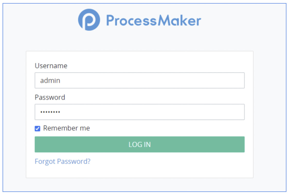 login to processmaker