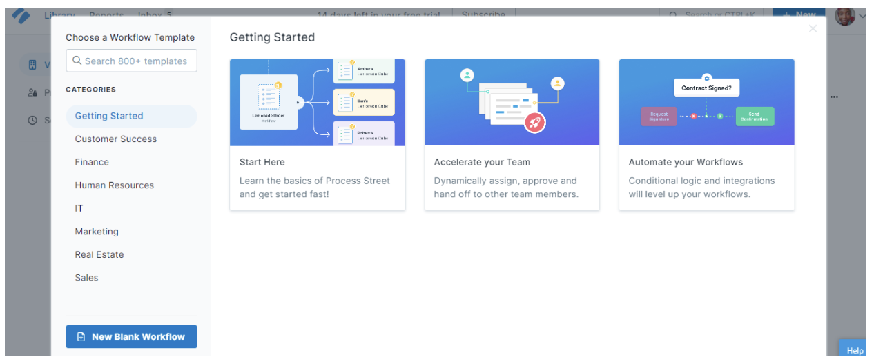 document sop using process street