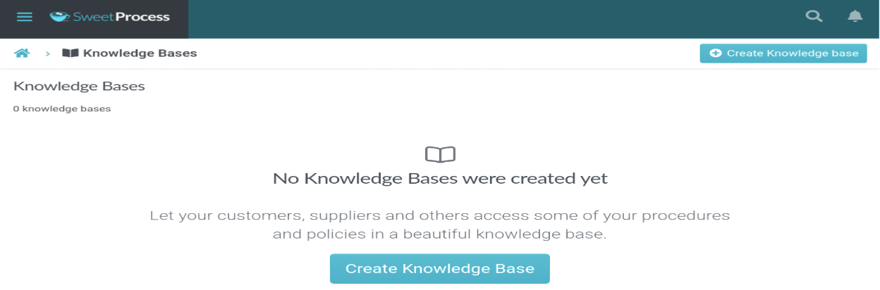 create knowledge base
