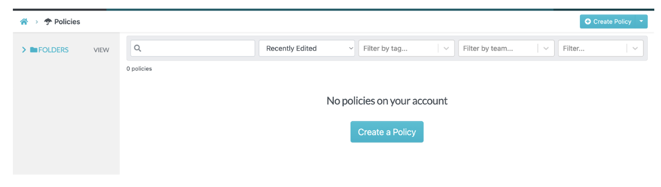 policies shared with you or made by you