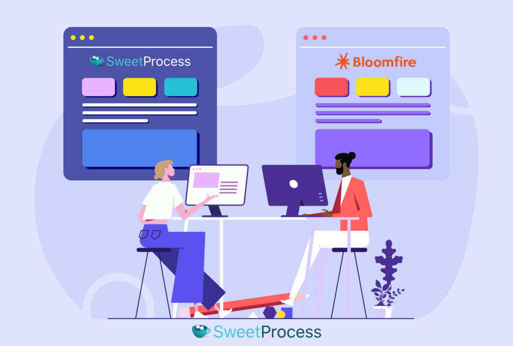 SweetProcess vs. Bloomfire 1