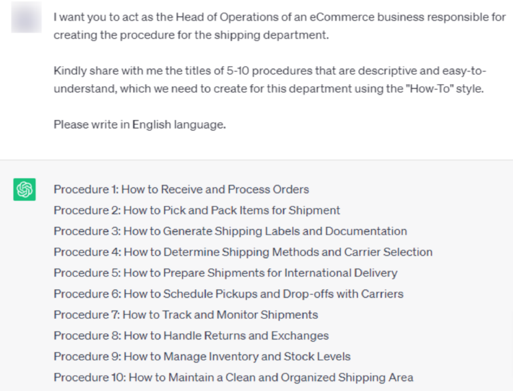 How To Write a Procedure Using AI: A Step-by-Step Guide 2
