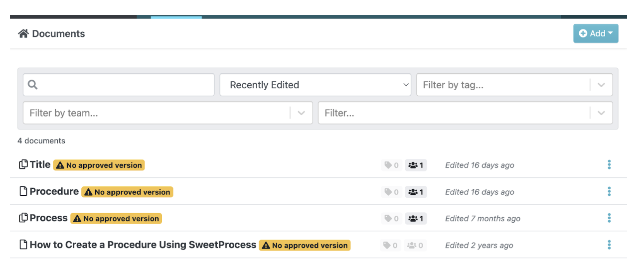 How to Access the SweetProcess Dashboard