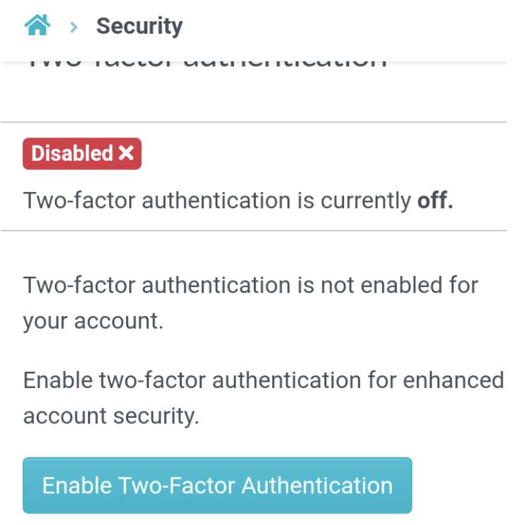 Two-Factor Authentication