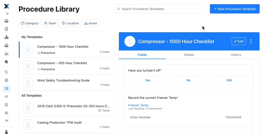 MaintainX vs. SweetProcess features and functionality 13