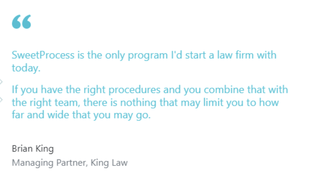 Ben King, King Law