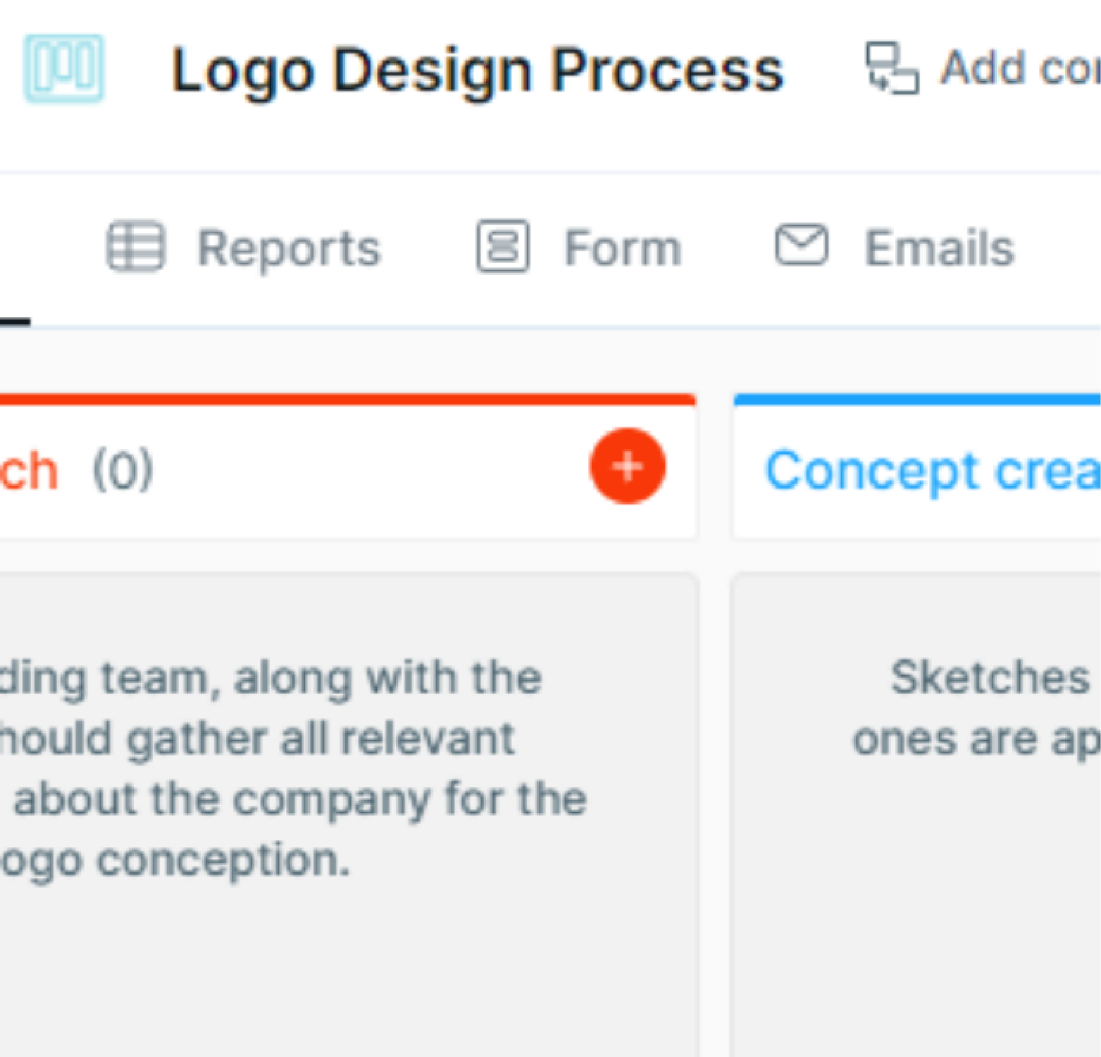2.4. Adding Content to Your Process: Pipefy