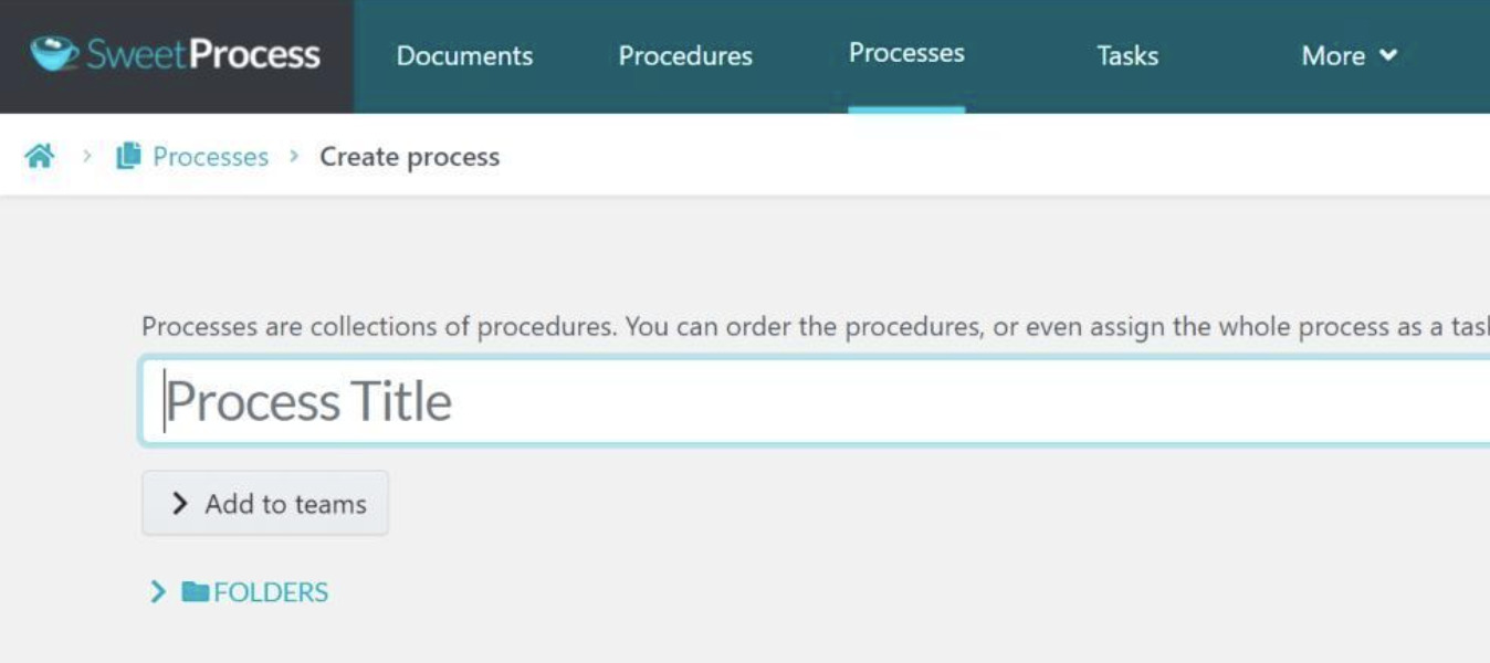 add titles to the processes