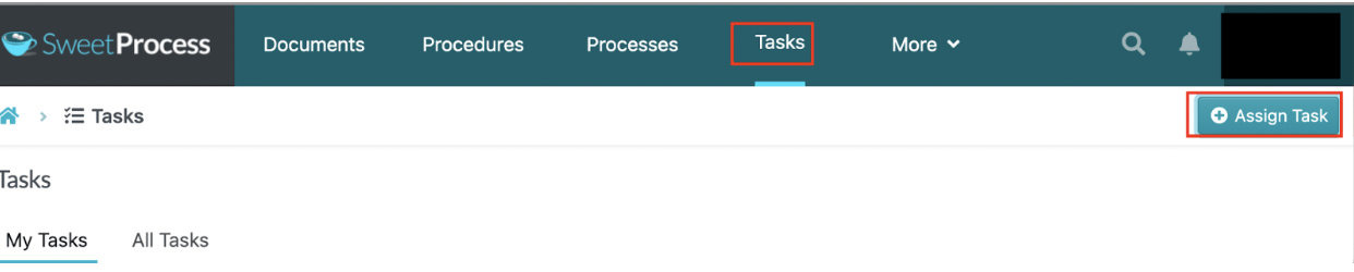 Select “Assign Task.”