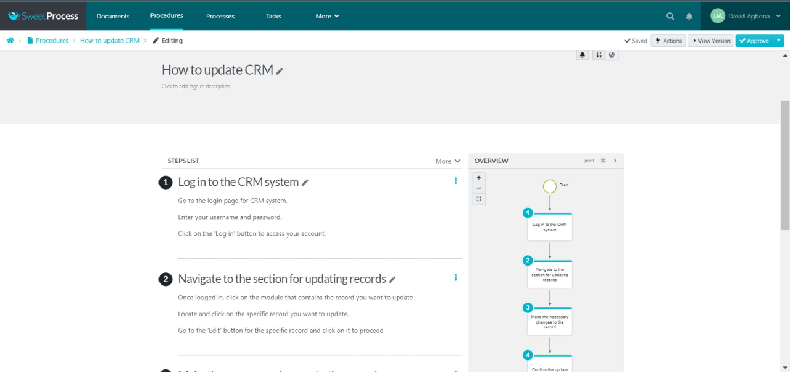 automatically generated process map