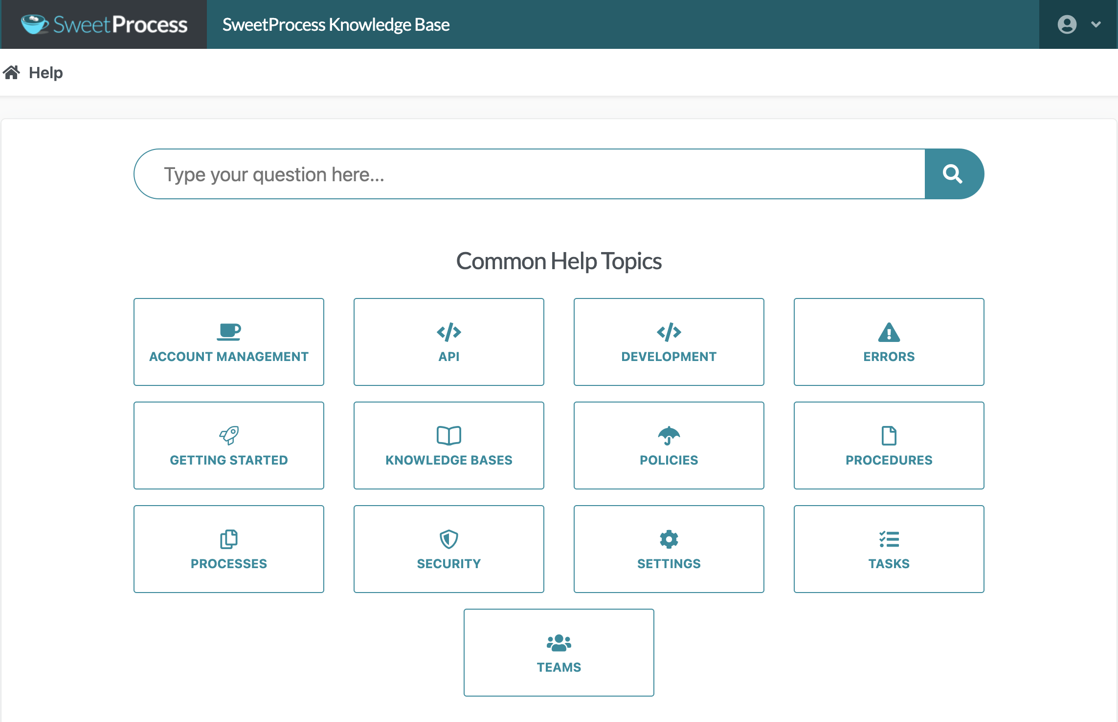 You can use SweetProcess to create a knowledge base for your customers/clients.