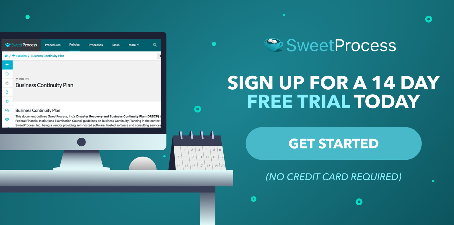 Sign up for a 14 day free trial