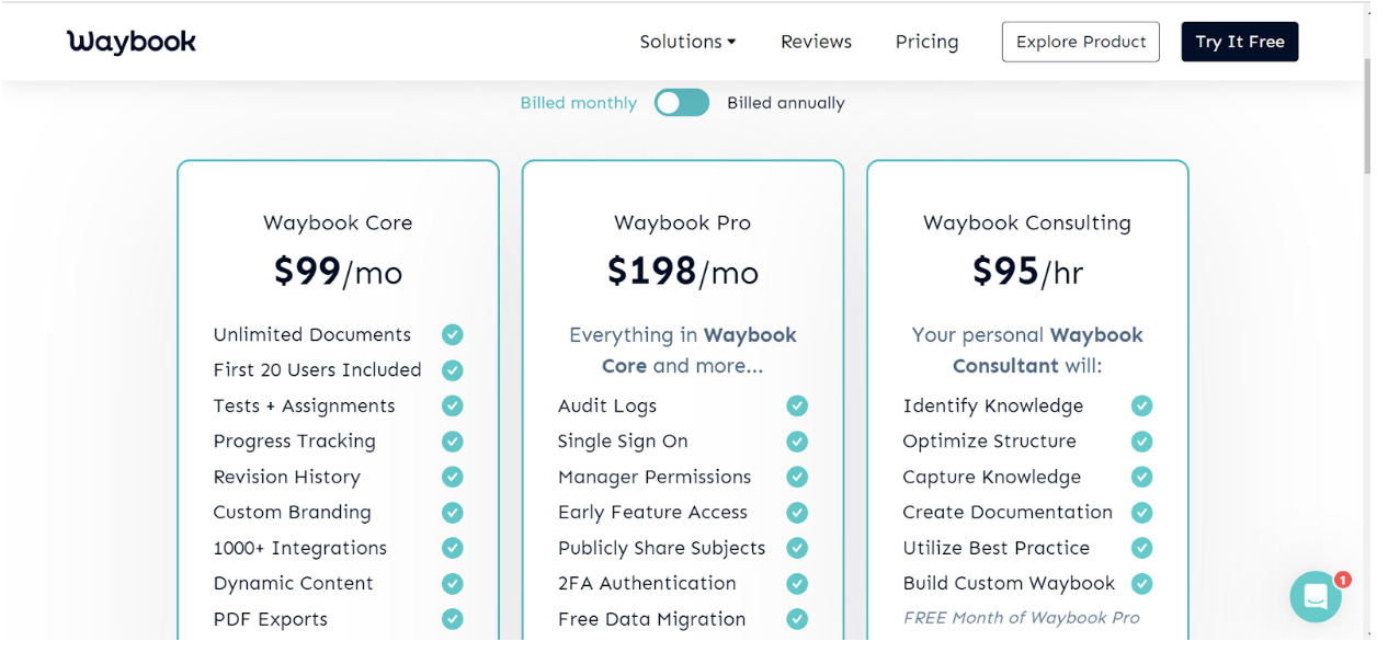 waybook pricing