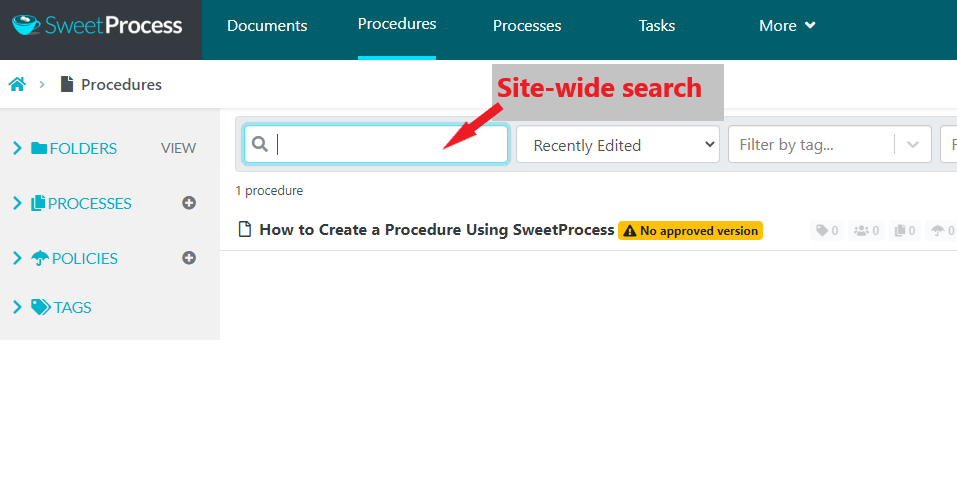 SharePoint vs. SweetProcess 9