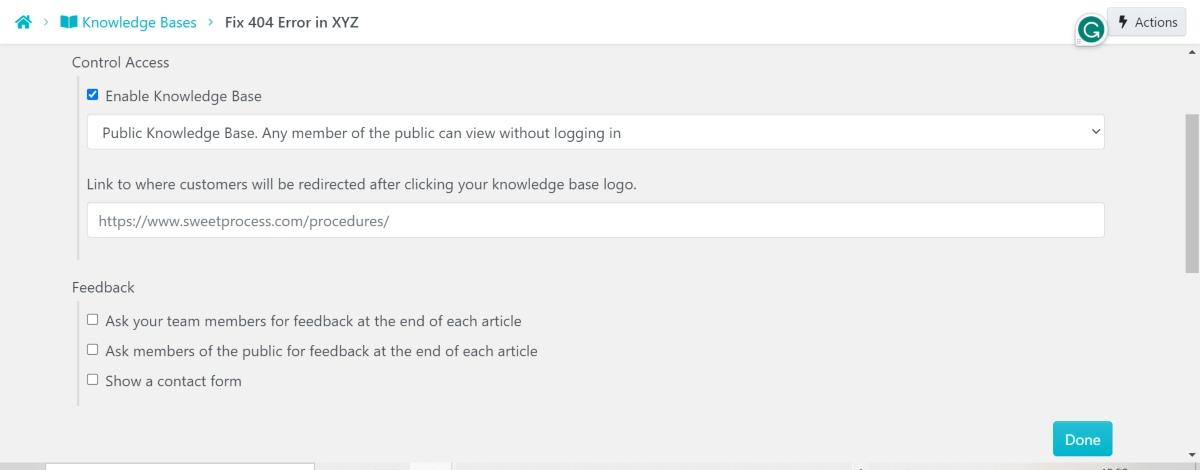 you can choose to add a form where they can type in their review, complaints, or suggestions. 