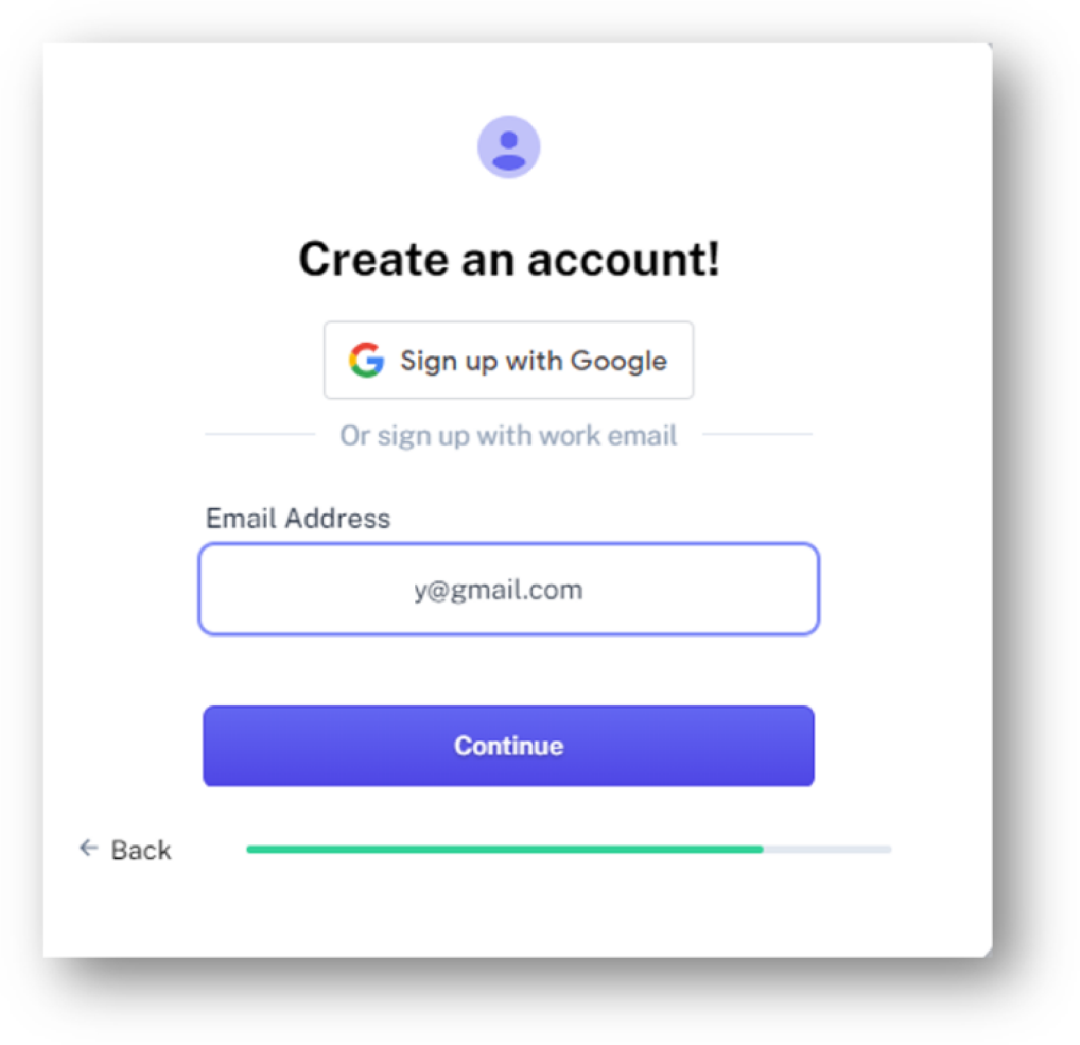 Create an account!