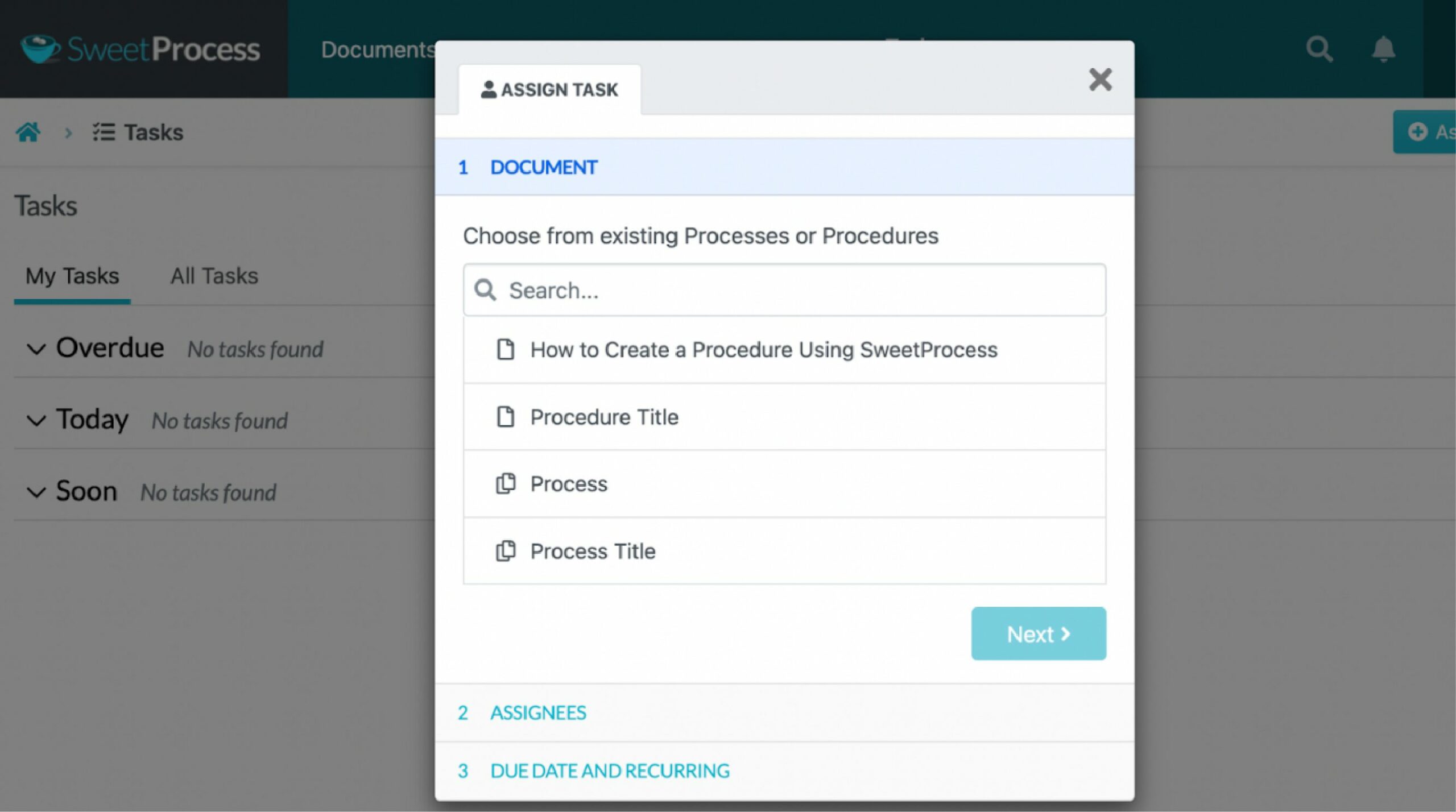 Assigning Task