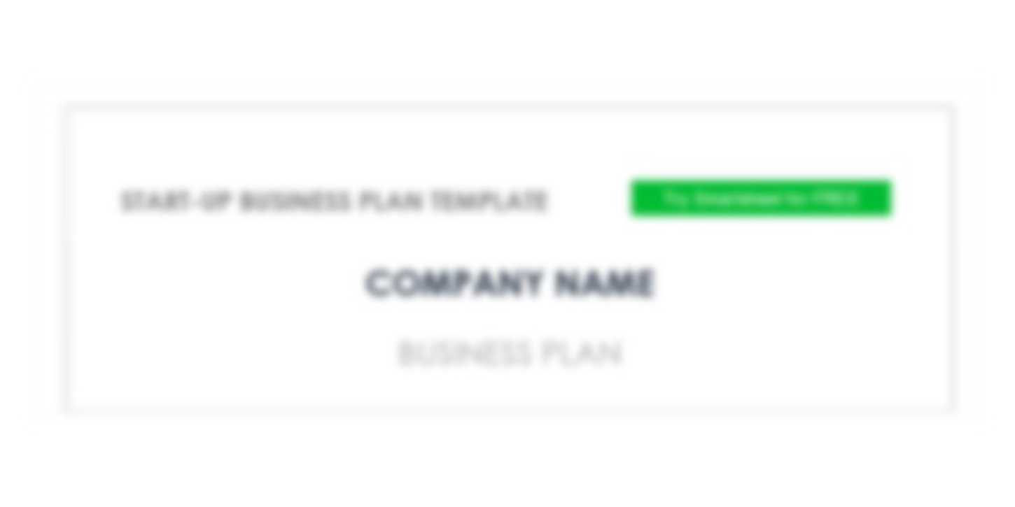Startup action plan template