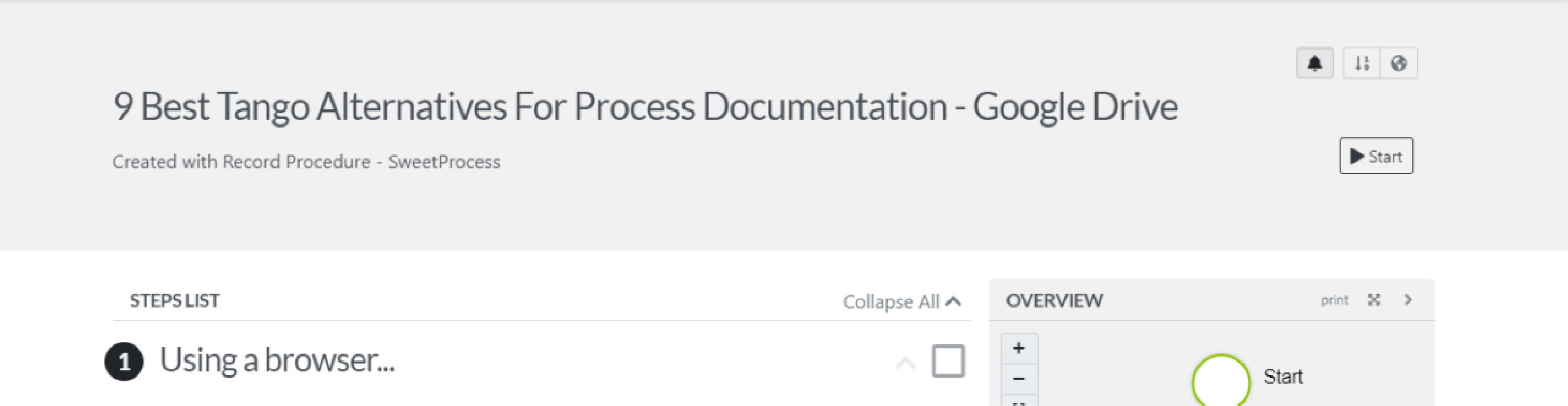 Once you approve the request, you will be taken to the procedure page where you’ll find your recorded steps. 