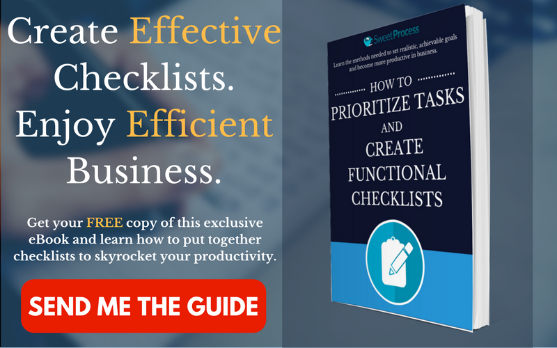 Click here to download the free guide on How to Prioritize Task and Create Functional Checklists!