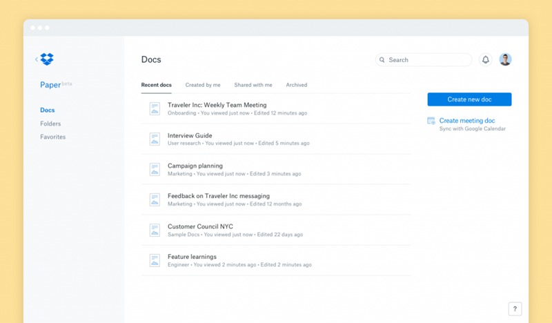 dropbox paper alternative dropbox paper alternative