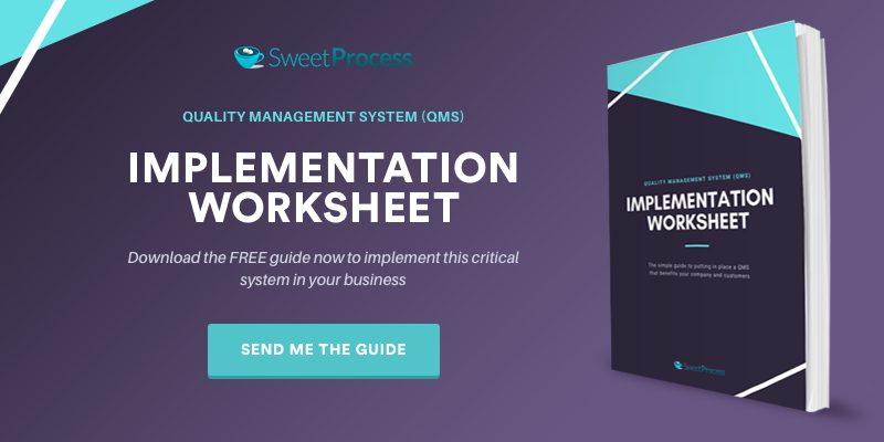 Quality Management System Implementation Worksheet