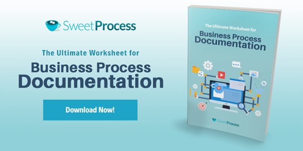 FREE SweetProcess Business Process Documentation Worksheet