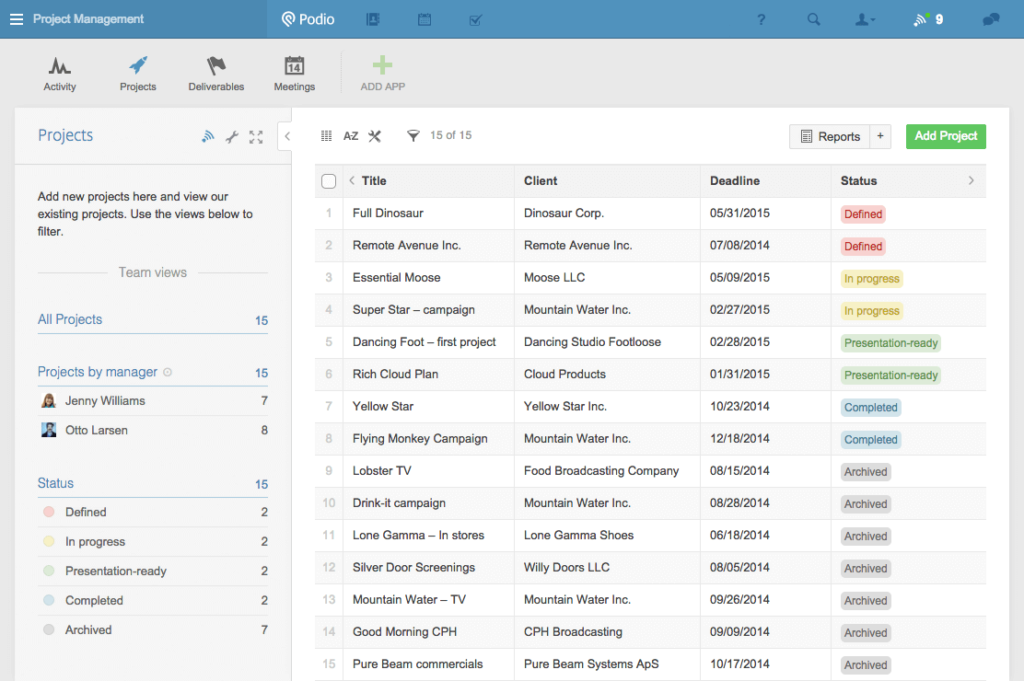 Workflow software - Globiflow for Podio