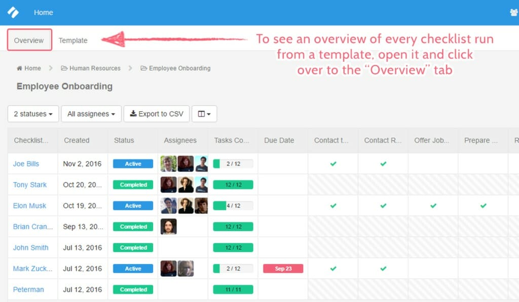 Workflow software - Process Street