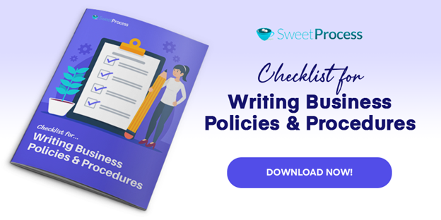 Checklist for Writing Business Policies and Procedures