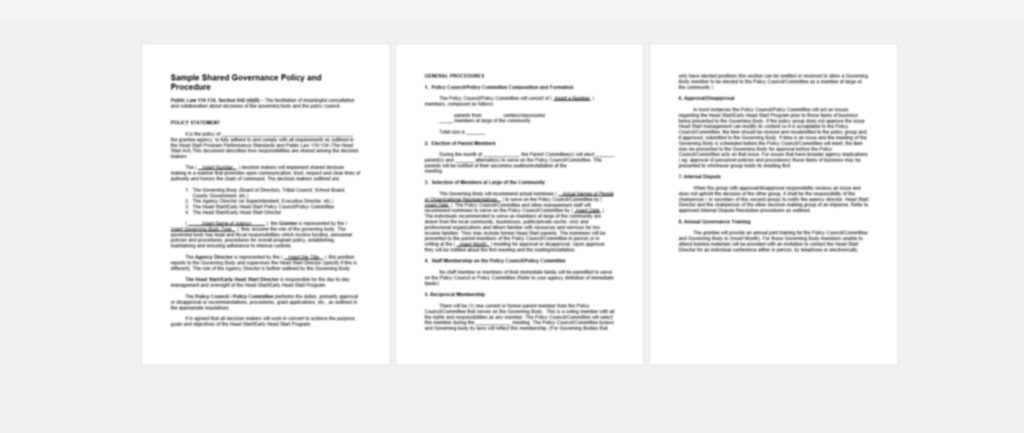 Shared Governance Policy and Procedure Template