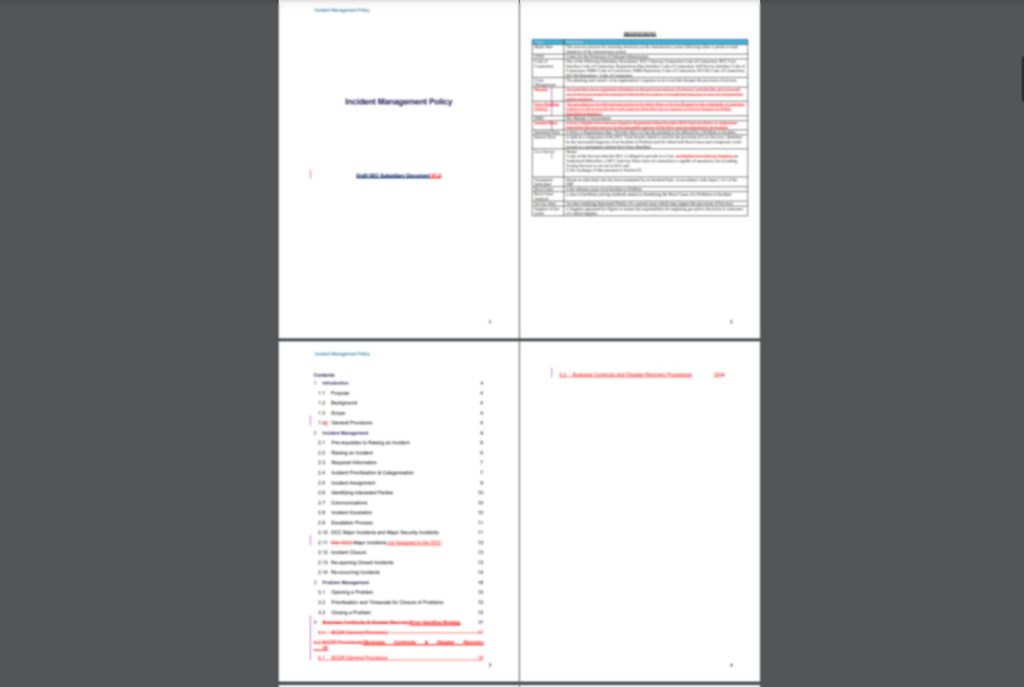 Incident Management Policy and Procedure Template