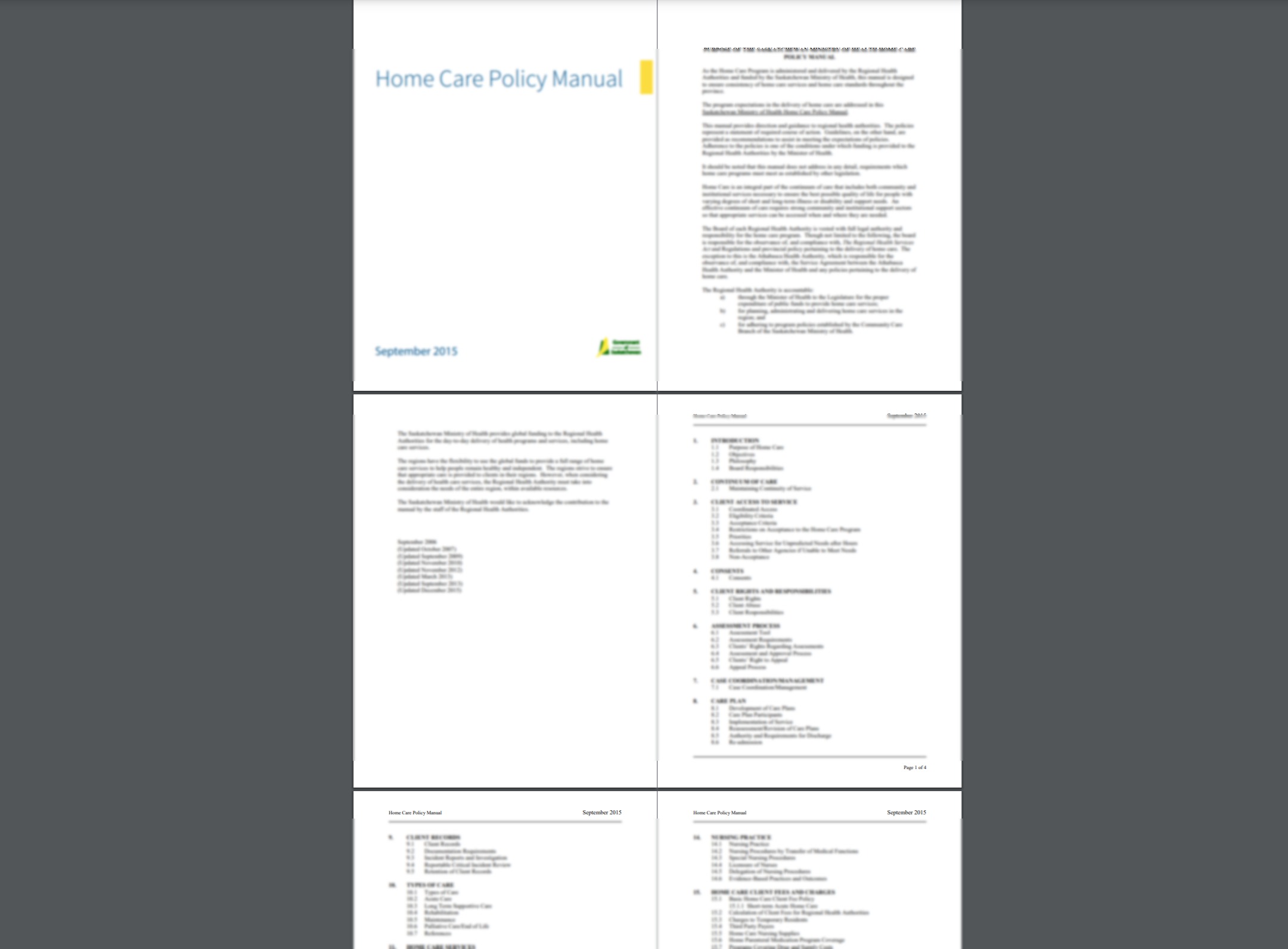 Home Care Checklist Template
