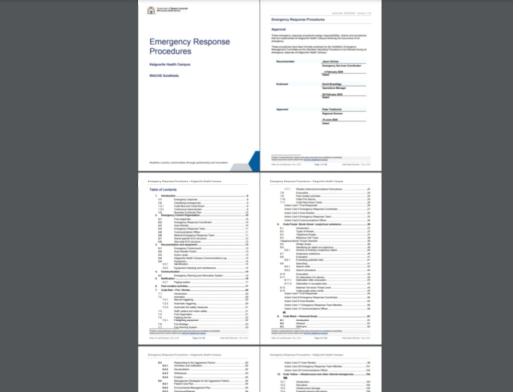 Managing Medical Emergencies Policy and Procedure Template