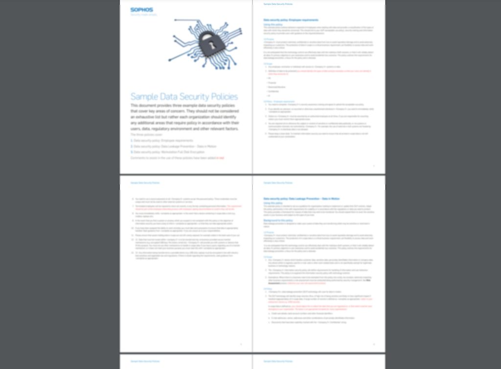 Data Protection, Confidentiality, and Information Services Policy and Procedure Template