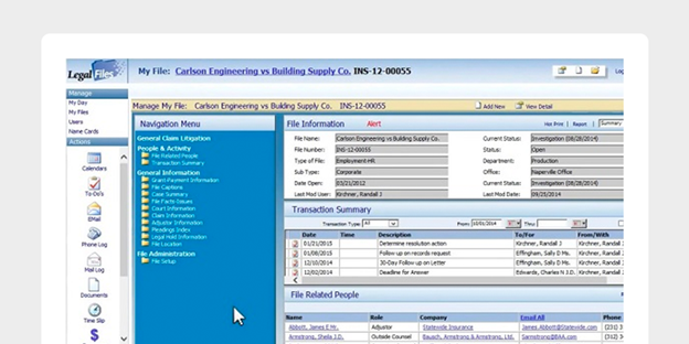 Law Practice Management Software - Legal Files