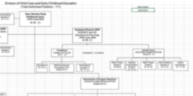 Childcare Organization Chart Template