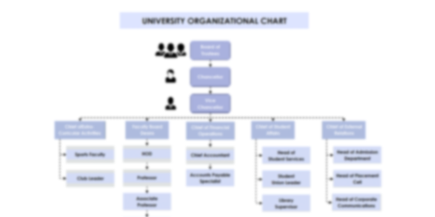 Organizational Chart Templates for Universities